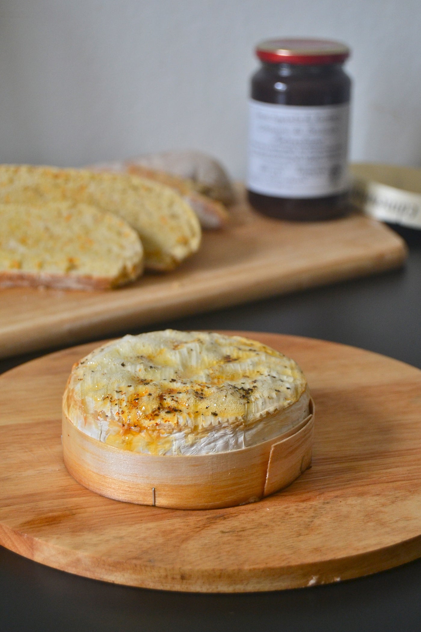 Paistettu Camembert