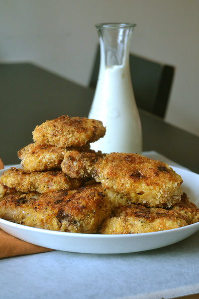 Panko-paneroidut kananpalat