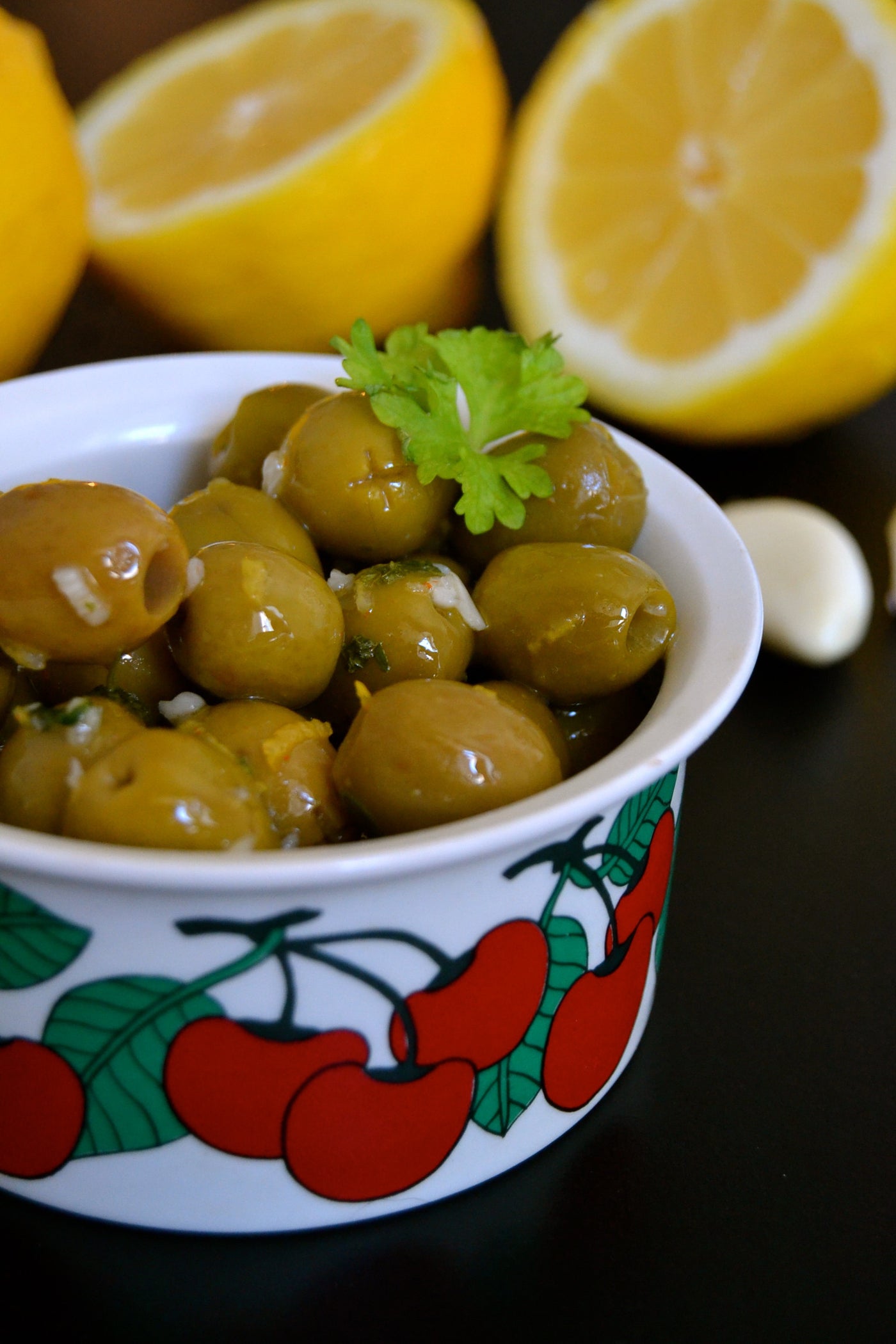 Tapas – marinoidut oliivit